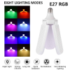  2 in 1 zenélő RGB ledlámpa / Bluetooth-os / E27 foglalatba