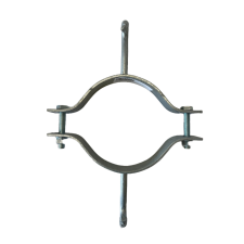  2 kampós feszítő bilincs, faoszlopra, horganyzott (Fa ho/2) villanyszerelés