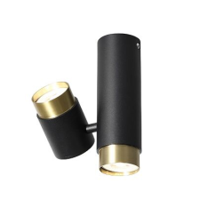  2. megjelenés - kétpontos fekete spotlámpa világítás