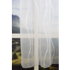  (2 méret 3 szín) R-6467 hullám mintás voile függöny 300cm -103 Ecru