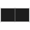  2 paneles fekete szövet térelválasztó 348 x 180 cm
