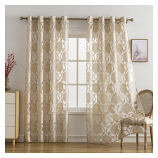  2 Paneles, Klasszikus Jacquard Átlátszó Függöny 100x250 cm, 2db LU621413-b lakástextília