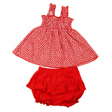  2 részes kislány nyári szett rövidnadrággal, tunikával babaruha szett
