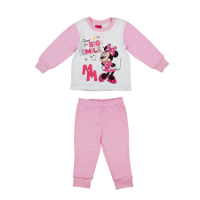  2 részes kislány pamut pizsama Minnie egér mintával - 86-os méret gyerek hálóing, pizsama