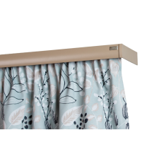  2 soros előlapos homok színű alumínium sín tartozékokkal - 300 cm felett karnis, függönyrúd