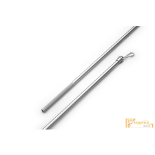  (2 szín 2 méret) Elhúzó pálca - Ezüst- 150 cm karnis, függönyrúd