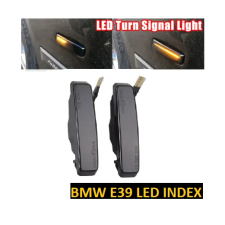  2db Füstös BMW LED oldalsó irányjelző E39-hez. irányjelző