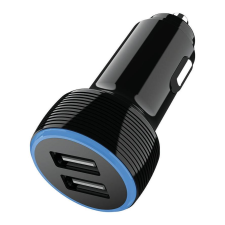 2go Dual-USB KFZ-Ladegerät Universal schwarz (795784) mobiltelefon kellék