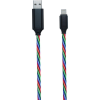 2go USB Datenkabel "Tricolor" LED-Beleuchtung Lightning 1m (797147)