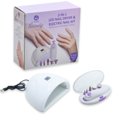  2IN1 KÖRMÖS LÁMPA ÉS CSISZOLÓ SZETT - MANIKŰR ÉS PEDIKŰR KÉSZÍTÉSÉHEZ műkörmös csiszológép