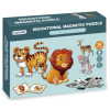  2IN1 mágneses puzzle - vadállatok, 86 db