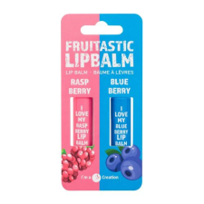 2K Fruitastic ajándékcsomagok ajakbalzsam 4,2 g + ajakbalzsam 4,2 g Blueberry nőknek Raspberry kozmetikai ajándékcsomag