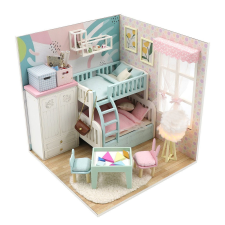 2Kids Toys Miniatűr ház Hangulatos gyerekszoba kreatív és készségfejlesztő