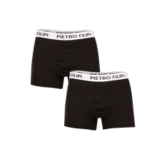  2PACK Pietro Filipi férfi boxeralsó golyó tartó fekete (2BCL003) XL