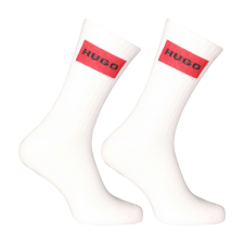 2PACK zokni HUGO magas fehér (50510640 100) L férfi zokni