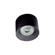 2R LED FTS R1605 12W felületre szerelhető mélysugárzó kerek fekete világítás