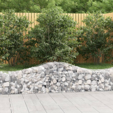  30 db íves horganyzott vas gabion kosár 200x50x40/60 cm kerti tárolás