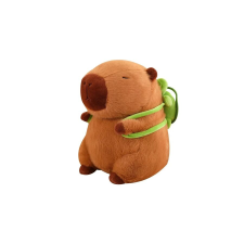 30cm-es Capybara plüss Teknős táskával mágneses építőjáték