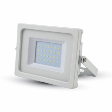  30W SMD LED reflektor, fényvető természetes fehér - fehér ház - 5808 kültéri világítás