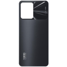 3204175 Gyári akkufedél hátlap - burkolati elem Realme Narzo 50A Prime, fekete mobiltelefon, tablet alkatrész