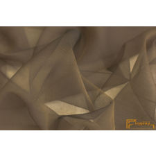  (32 szín) Félorganza függöny-53 - Középbarna lakástextília