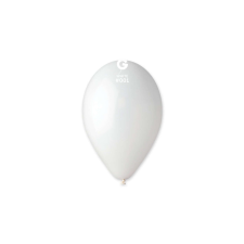 33 cm-es fehér gumi léggömb - 100 db / csomag party kellék