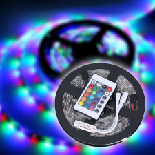 3528 RGB ledszalag, 5 méteres, színváltós - 54 led/méter világítási kellék