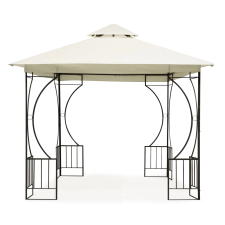  3×3 m-es kerti pavilon oldalfalakkal és szúnyoghálóval – MultiGarden szúnyogháló