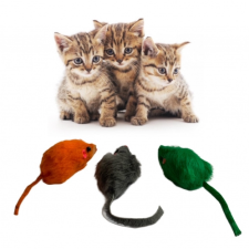  3 DARABOS MACSKAJÁTÉK - EGÉRKÉK játék macskáknak