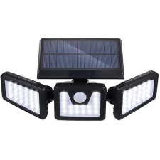  3 paneles elforgatható napelemes lámpa kültéri világítás