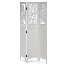  3 részes fa paraván, EF-L175 Szín: fehér bútor