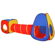  3 részes gyerek Játszósátor alagúttal + hordozótáskával #kék-piros játszósátor, alagút