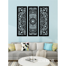  3 részes Mandala falikép fából ajándéktárgy