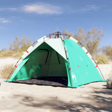 3 személyes tengerzöld vízálló felugró strandsátor sátor