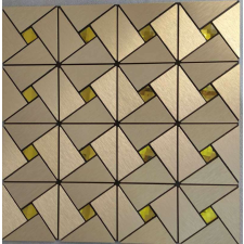  3D csempematrica arany sárga kövekkel 30x30cm tapéta, díszléc és más dekoráció