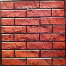  3D csempematrica öntapadós vörös téglafal 30x30cm tapéta, díszléc és más dekoráció