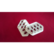 3D hatású négyzethez rombusz kiszúró sütés és főzés