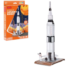  3D kicsi puzzle: Saturn V űrrakéta puzzle, kirakós