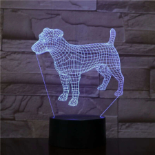  3D LED lámpa - Jack Russel Terrier világítási kellék
