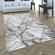  3D márvány mintás szőnyeg - ezüst szegélycsíkokkal 120x170 cm lakástextília