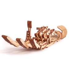 3D mechanikus fa kézi kirakó puzzle, kirakós