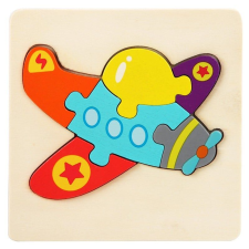 3D mini pasztell fa puzzle, 6 részes - sík - Krista® puzzle, kirakós