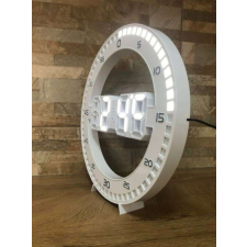 3D Modern Digitális Asztali Fali LED Óra fehér falióra