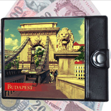  3D pénztárca - Budapest Lánchíd pénztárca