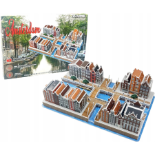 3D puzzle amszterdam csatorna negyed puzzle, kirakós