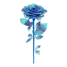 3D puzzle, Blue Rose, Piececool, fém, 15 részes puzzle, kirakós
