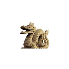 3D puzzle, DRAGON, karton, 66 db puzzle, kirakós