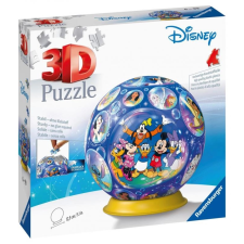 3D puzzle golyó Disney motívum 72 darabos - 100 évforduló puzzle, kirakós