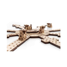  3D puzzle, Játékkészlet: Mexikói dominóvonat, EWA, Fa, 232 részes puzzle, kirakós