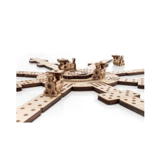  3D puzzle, Játékkészlet: Mexikói dominóvonat, EWA, Fa, 232 részes puzzle, kirakós